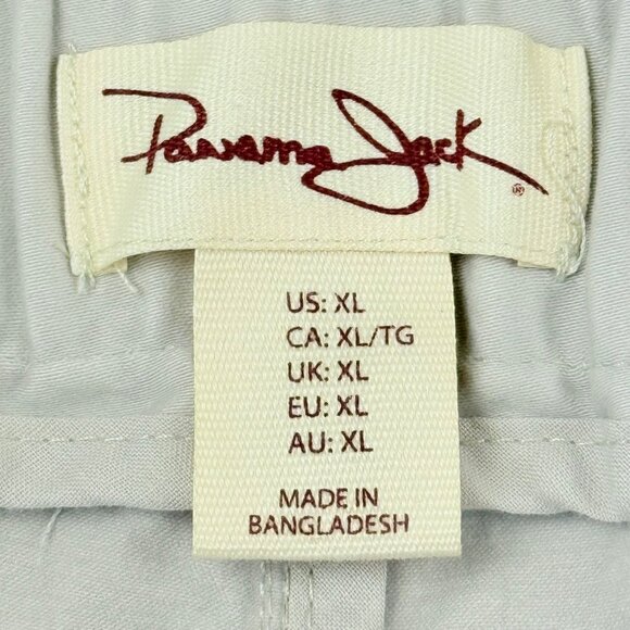 Panama Jack Men's Elastic Waistband Zip 4-Pockets Beige Khaki Pants Size XL NWT - Picture 7 of 13